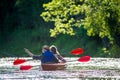 Canoe river Royalty Free Stock Photo