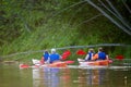 Canoe river Royalty Free Stock Photo