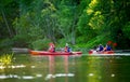 Canoe river Royalty Free Stock Photo