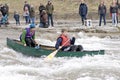 Canoe in River Race - Port Hope, March 31, 2012