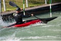 Canoe Slalom in Eiskanel in Augsburg