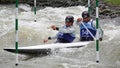 Canoe slalom ICF European Championship - Peter Hochschorner and Pavol Hochschorner ( Slovakia )