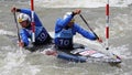 Canoe slalom ICF European Championship - Tomas Kucera and Jan Batik ( Slovakia )