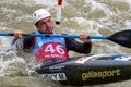 Canoe slalom - water sport Royalty Free Stock Photo