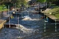 Canoe slalom water valley stream