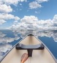 Canoe Still Waters Royalty Free Stock Photo