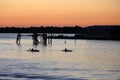 Canoe at Sunset, Ceday key, USA