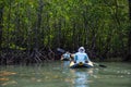 canoe to mangrove swamp, Phang Nga