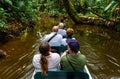Canoe Transport Tourist Excursion, Amazon Rainforest