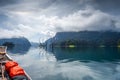 Canoe trip on Cheow Lan Lake, Khao Sok, Thailand