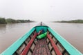 Canoe trip on Inle lake in Nyaungshwe Township of Shan State. Shan Hills in Myanmar Burma Royalty Free Stock Photo