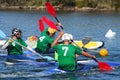 Canoe Water Polo Match