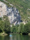 Canoeing the Ariege river, french pyrenees