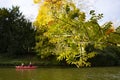 Canoeing on avon river