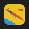 Canoeing Icon