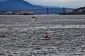 Canoeing near Coal Harbour enjoying Autumn Color, wildlife, Downtown, Vancouver, British Columbia