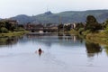 Canoeing on an Oregon river.