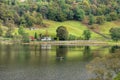 Canoeing on Rydal Water Royalty Free Stock Photo