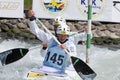 Canoeist in international racing