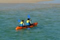 Canoeists Royalty Free Stock Photo