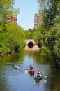 Canoeists on the River Tame, Tamworth.