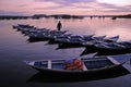 Canoes in Amazonia Royalty Free Stock Photo