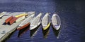 Canoes at the Dock Royalty Free Stock Photo