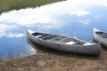 Canoes on the Lake Royalty Free Stock Photo