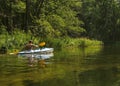 Canoing Royalty Free Stock Photo