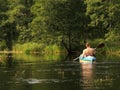 Canoing Royalty Free Stock Photo