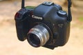 Canon camera with Meyer Optic Gorlitz lens