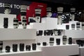 Canon cameras and photo-shoot booth at the Consumer Electronic Show CES 2020