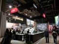 Canon cameras and photo-shoot booth at the Consumer Electronic Show CES 2020