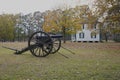Canon at a Civil War battleground Royalty Free Stock Photo