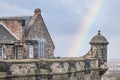 Canon at Edinburgh castle Royalty Free Stock Photo