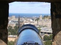 Canon at the Edinburgh Castle Royalty Free Stock Photo