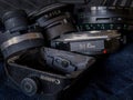 Canon 45mm TS E MF mechanical parts disassembled Studio shot Kalyan