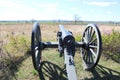 Canon overlooking civil war battlefield Gettysburg