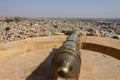 Canon on top of Jaisalmer fort, Jaisalmer Royalty Free Stock Photo