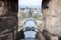 Canon view from Edinburgh Castle, Scotland Royalty Free Stock Photo