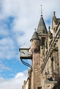 The Canongate Tolbooth's Clock, Edinburgh Royalty Free Stock Photo