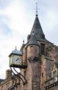 The Canongate Tolbooth's Clock, Royal Mile, Edinburgh Royalty Free Stock Photo