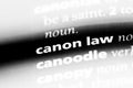 canonlaw Royalty Free Stock Photo