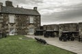 Canons at castle Royalty Free Stock Photo