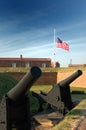 Canons at Fort McHenry, Baltimore Royalty Free Stock Photo