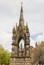 Canopied Statue of Prince Albert in Manchester Royalty Free Stock Photo