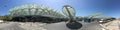 Canopies and Bridges of Gare do Oriente, Lisboa, Portugal by Calatrava Royalty Free Stock Photo