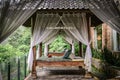 Canopies for massage in resort