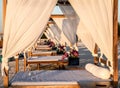 Canopy beach beds