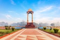 Canopy in front of India Gate, New Dehli Royalty Free Stock Photo